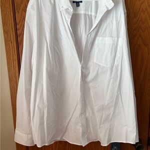 George White Men's Dress Shirt with Chest Pocket